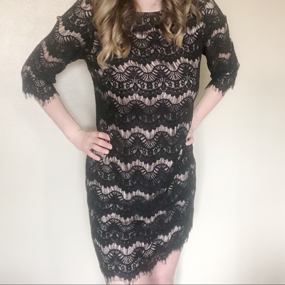Jessica Howard Dresses & Skirts - Jessica Howard • Black Lace Sheath Dress